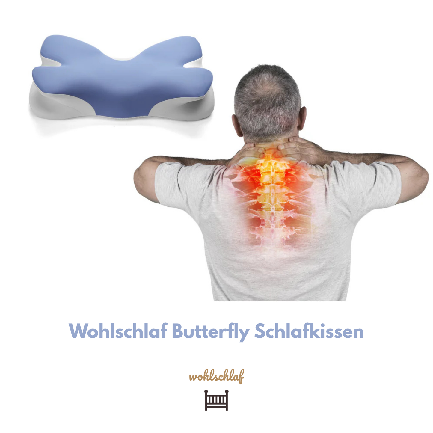 Wohlschlaf Butterfly Schlafkissen